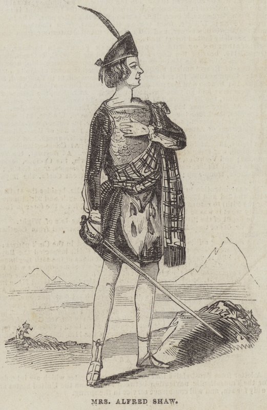 Mrs Alfred Shaw (metszet) alkotó: English School