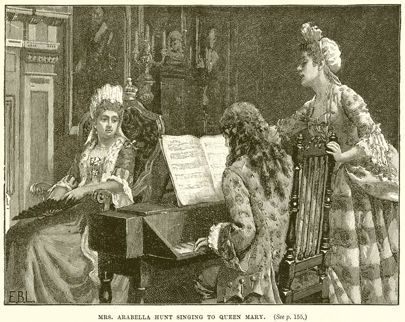 Mrs. Arabella Hunt Queen Marynek énekel alkotó: English School