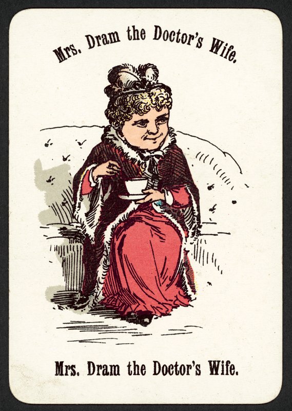 Mrs Dram, az orvos felesége (színes litó) alkotó: English School