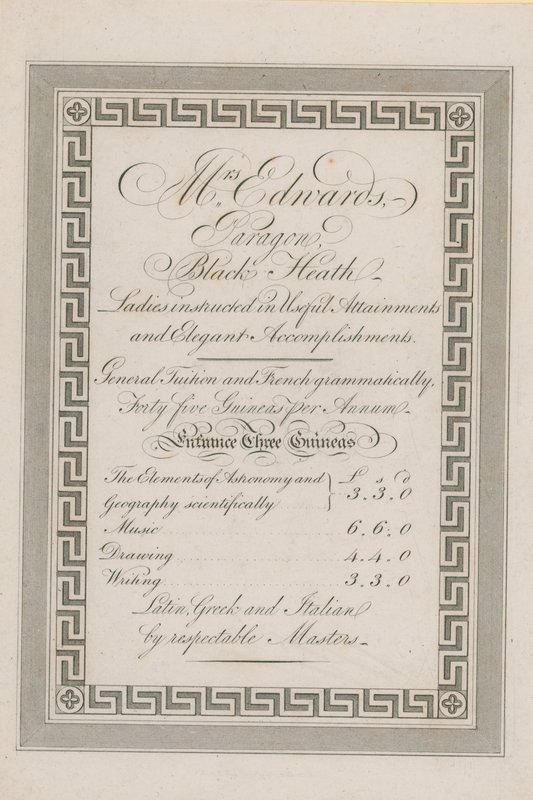 Edwards Paragon asszony alkotó: English School