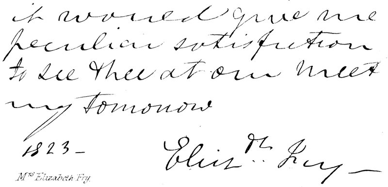 Mrs Elizabeth Fry alkotó: English School