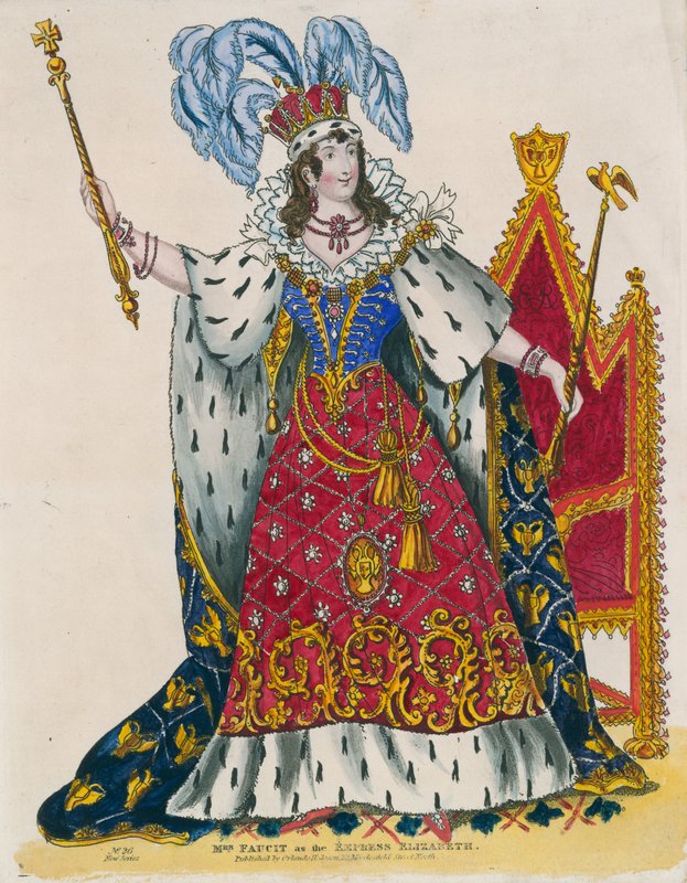 Faucitné Erzsébet császárné szerepében alkotó: English School