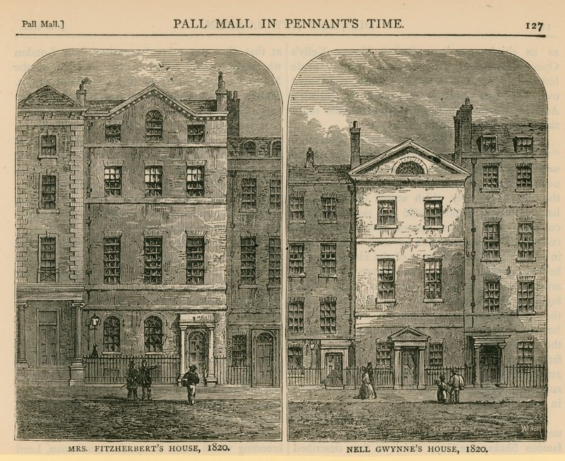 Mrs Fitzherberts House és Nell Gwynnes House, 1820 alkotó: English School