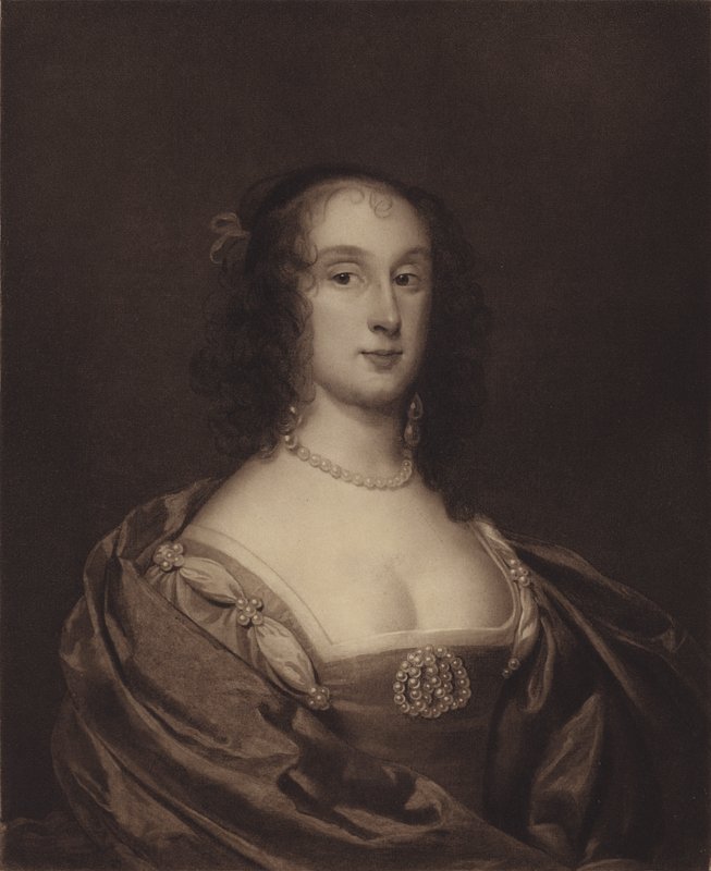 Mrs Fleetwood, korábban Mrs Ireton (Bridget Cromwell), Oliver Cromwell legidősebb lánya (litho) alkotó: English School