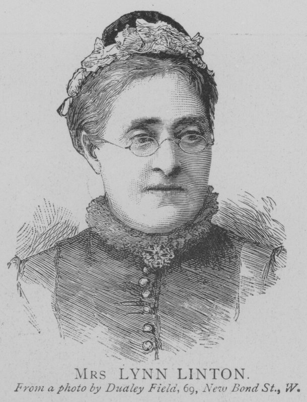 Mrs Lynn Linton (metszet) alkotó: English School