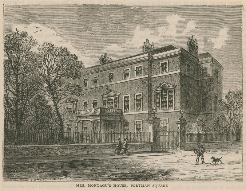 Mrs Montagu House, Portman Square, London alkotó: English School