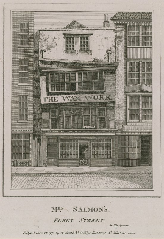 Mrs. Salmons, The Wax Work, Fleet Street alkotó: English School