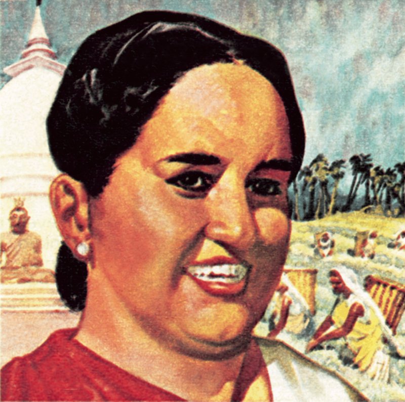 Sirimavo Bandaranaike asszony alkotó: English School