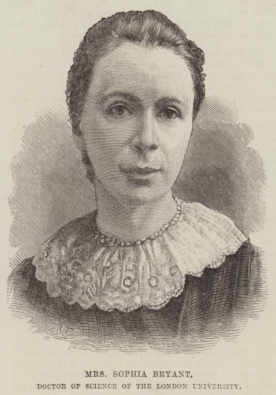 Sophia Bryant asszony, a Londoni Egyetem tudományos doktora (metszet) alkotó: English School