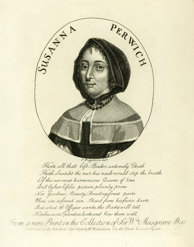 Susanna Perwich asszony alkotó: English School
