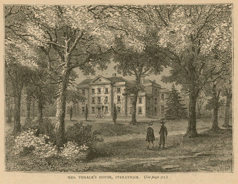 Mrs. Thrales House Streathamben alkotó: English School