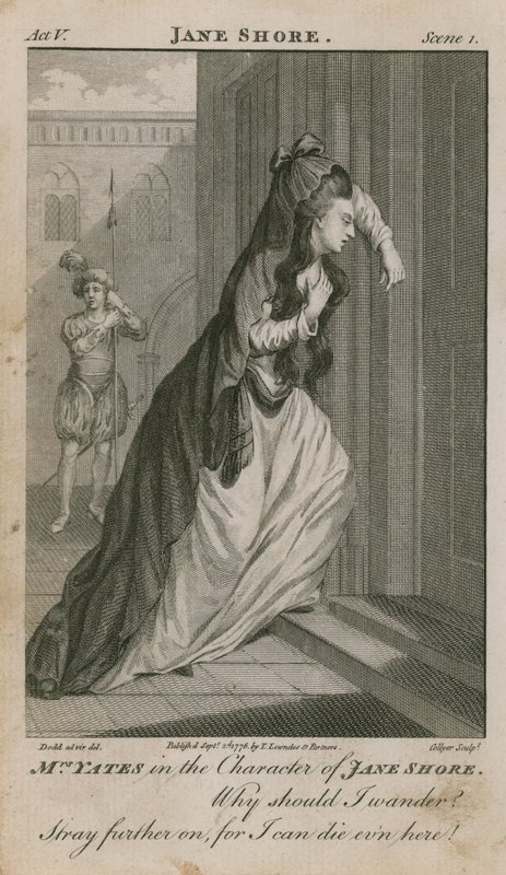 Mrs Yates Jane Shore karakterében alkotó: English School