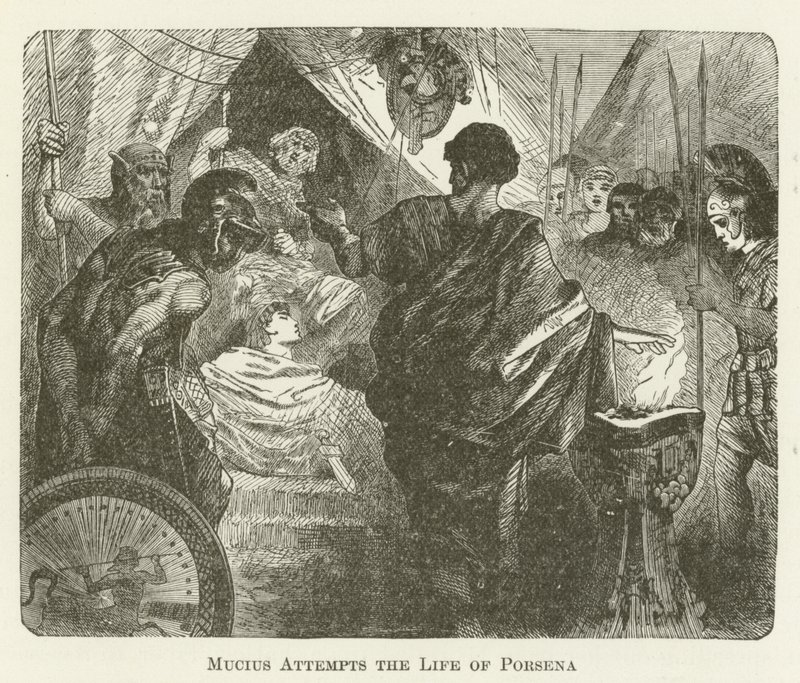 Mucius megkísérli Porsena életét alkotó: English School