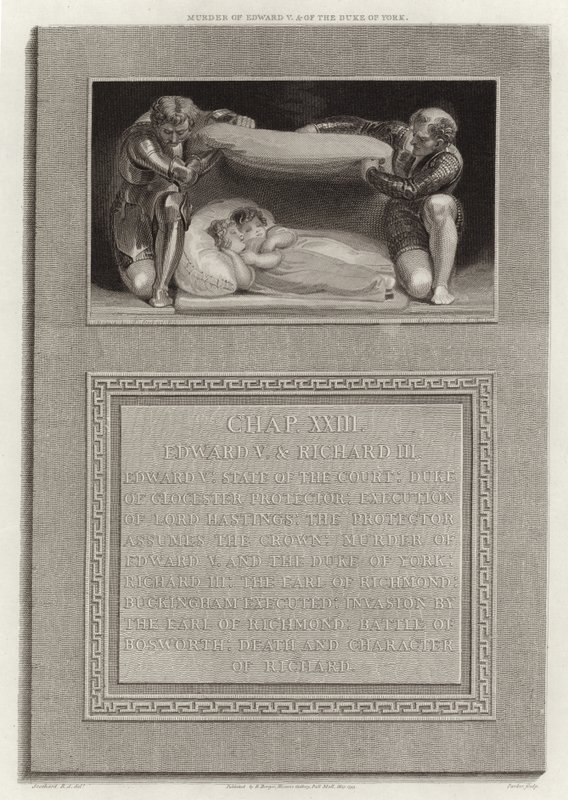 V. Edward és York hercegének meggyilkolása alkotó: English School