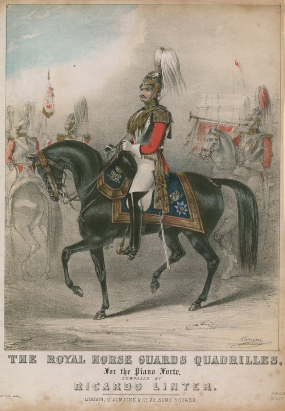 Kotta a The Royal Horse Guards Quadrilles számára alkotó: English School
