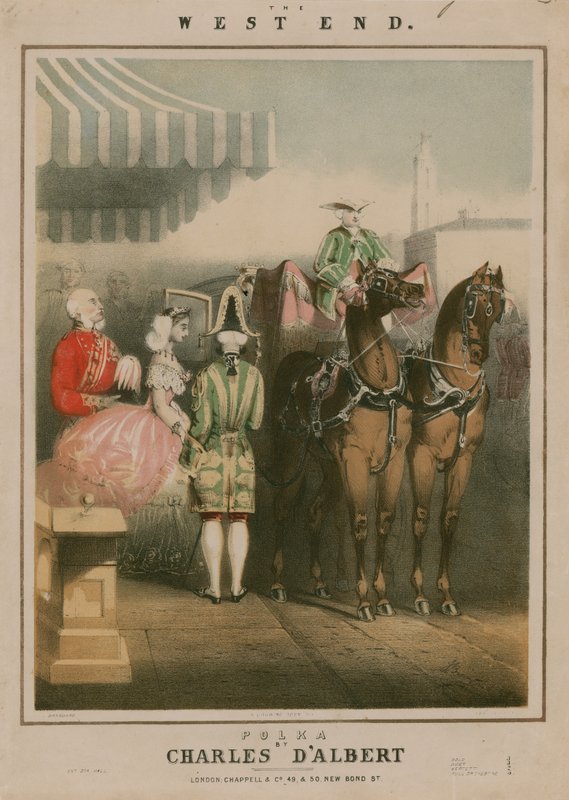 Zenei kotta a The West Endhez, Charles DAlbert polkájához alkotó: English School