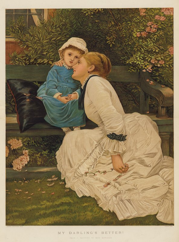 A kedvesem jobban van! (chromolitho) alkotó: English School