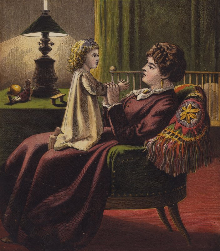 Anyám (színes litográfia) alkotó: English School