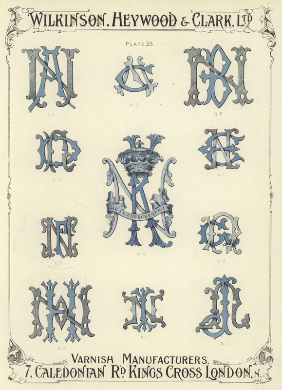 NA, NC, NB, ND, NK, NE, NF, NG, NH, NI, NJ alkotó: English School