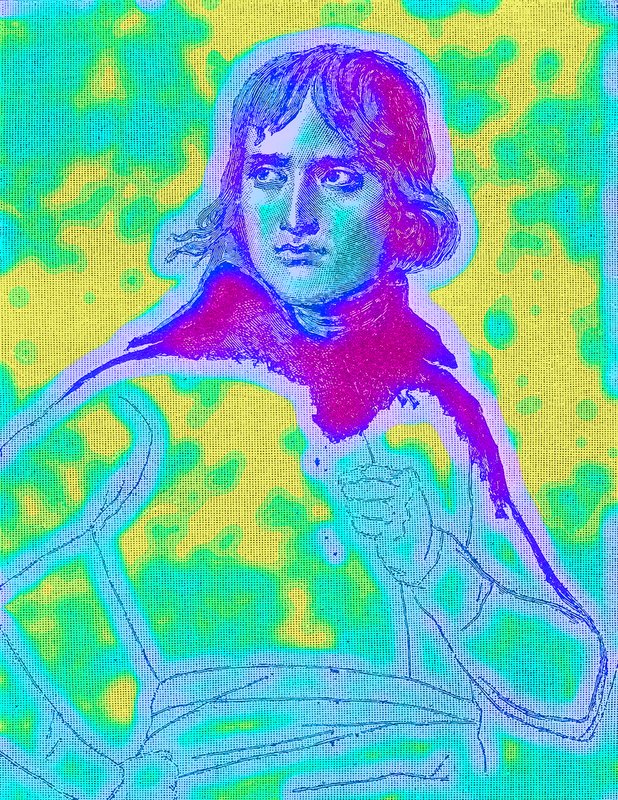 Napóleon Bonaparte, első konzul, illusztrációja H. O. Arnold-Foster Anglia történelméből, 1897-ben (digitálisan javított kép) alkotó: English School