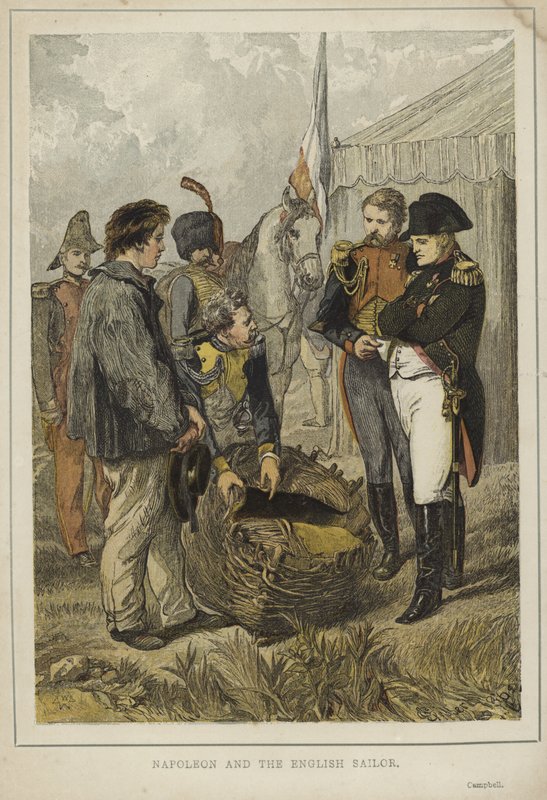 Napóleon Bonaparte és az angol tengerész alkotó: English School