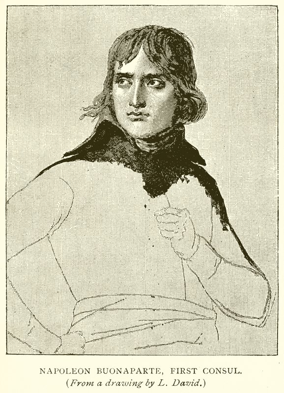 Napóleon Bonaparte, első konzul alkotó: English School