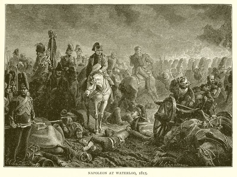 Napóleon Waterlooban, 1815 alkotó: English School