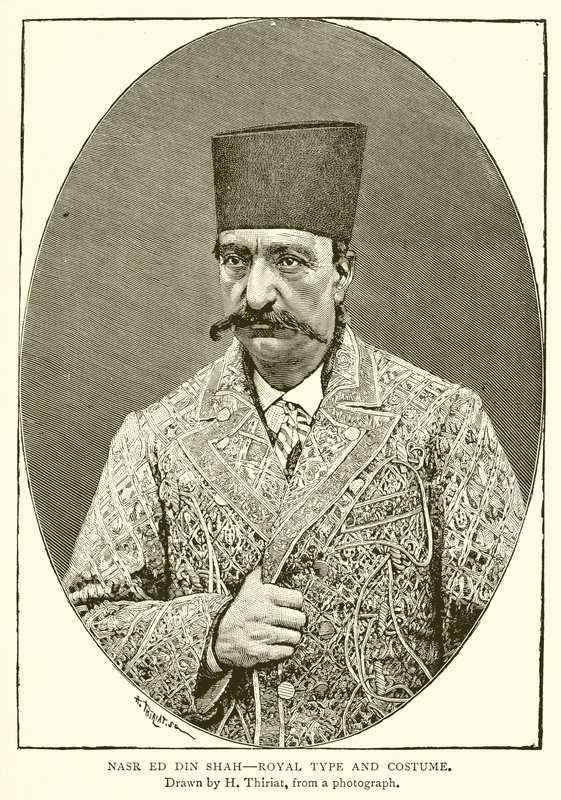 Nasr ed din Shah – Királyi típus és jelmez alkotó: English School