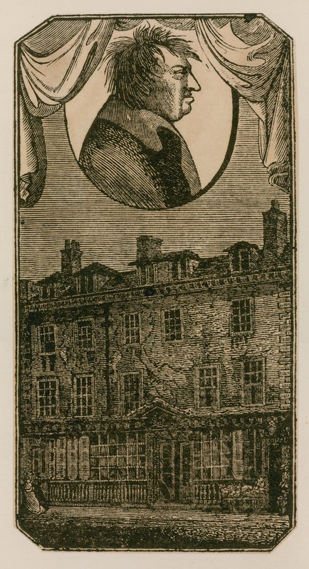 Nathaniel Bentley, a jól ismert Dirty Dick, a londoni Leadenhall Street-ről alkotó: English School