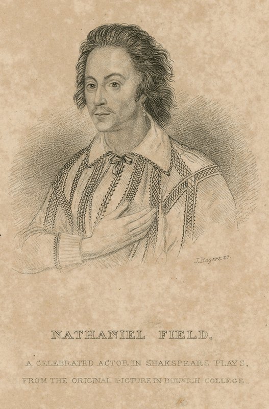 Nathaniel Field, Shakespeare-darabok ünnepelt színésze alkotó: English School