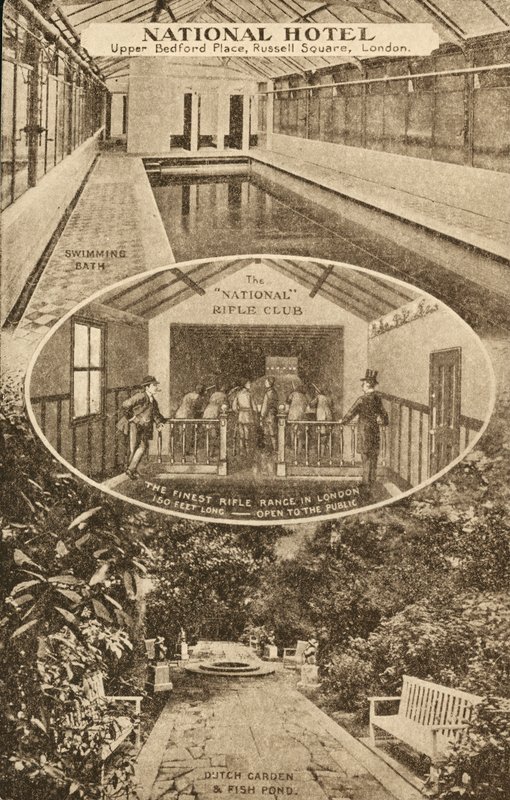 National Hotel, Upper Bedford Place, Russell Square, London alkotó: English School