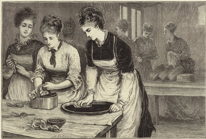 National Trainery School of Cookery South Kensingtonban alkotó: English School