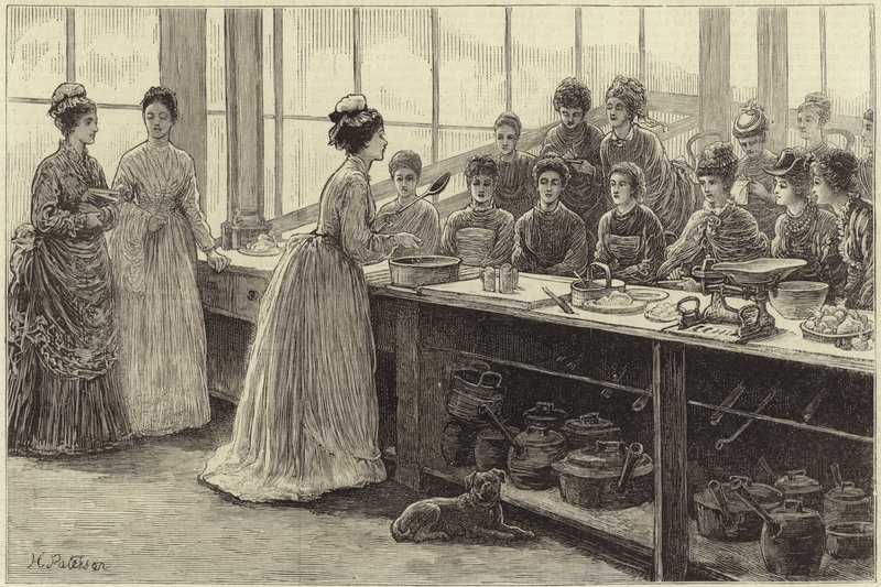 National Trainery School of Cookery South Kensingtonban alkotó: English School