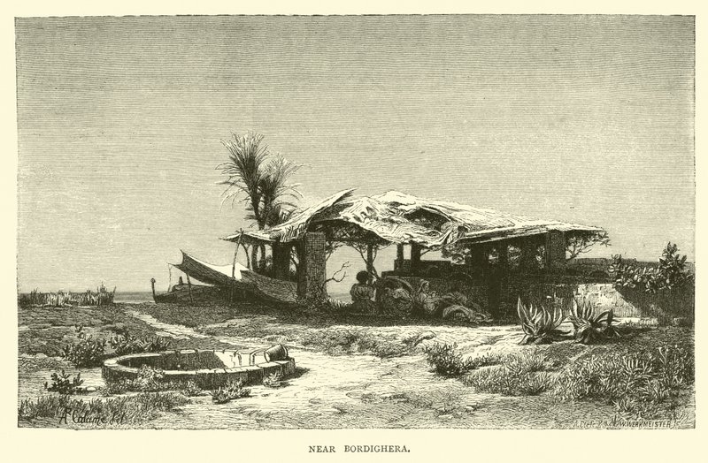Bordighera közelében alkotó: English School
