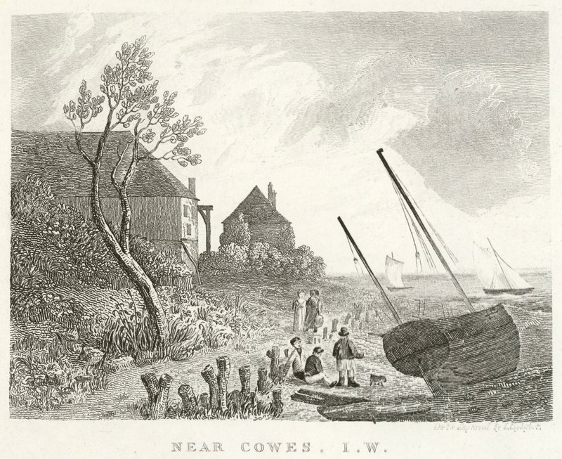 Cowes közelében, Wight-szigeten alkotó: English School