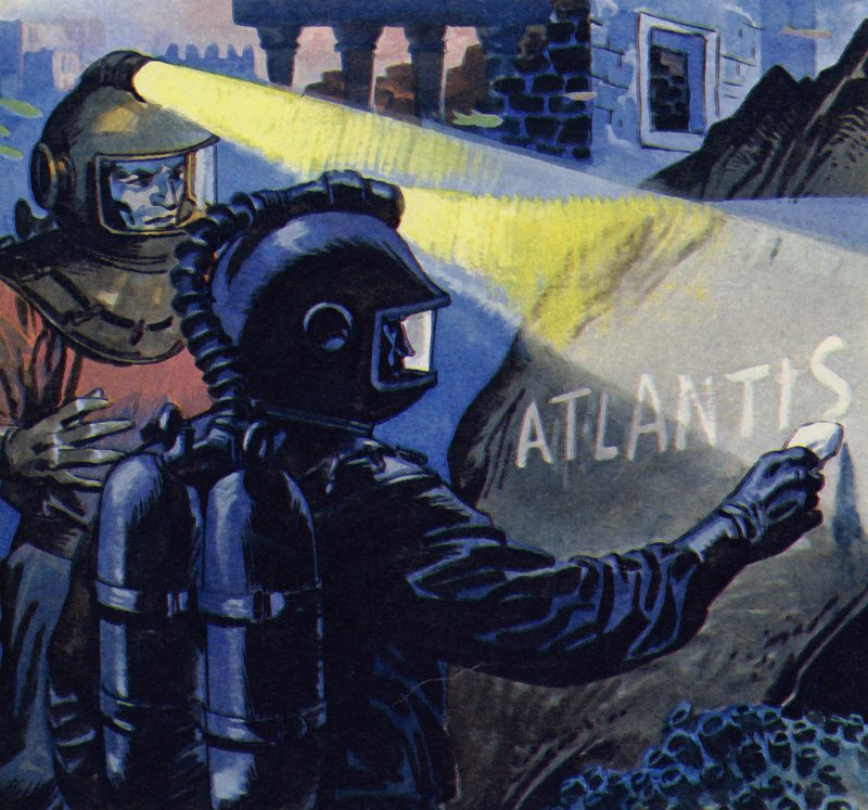 Némó krétakővel írta Atlantiszt alkotó: English School