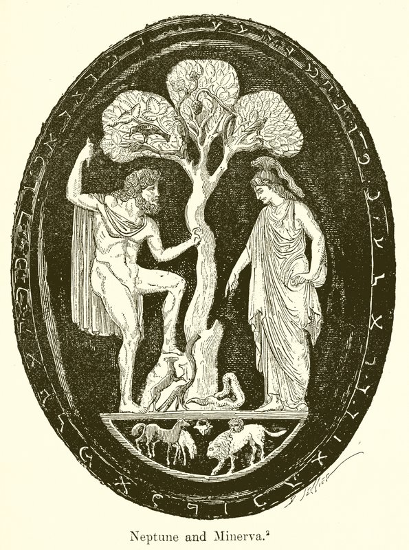 Neptunusz és Minerva alkotó: English School