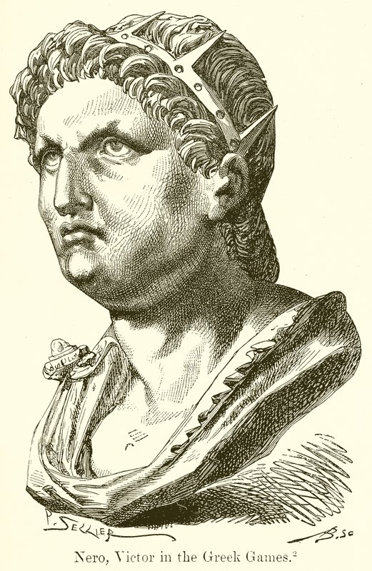 Nero, Victor a Görög Játékokon alkotó: English School