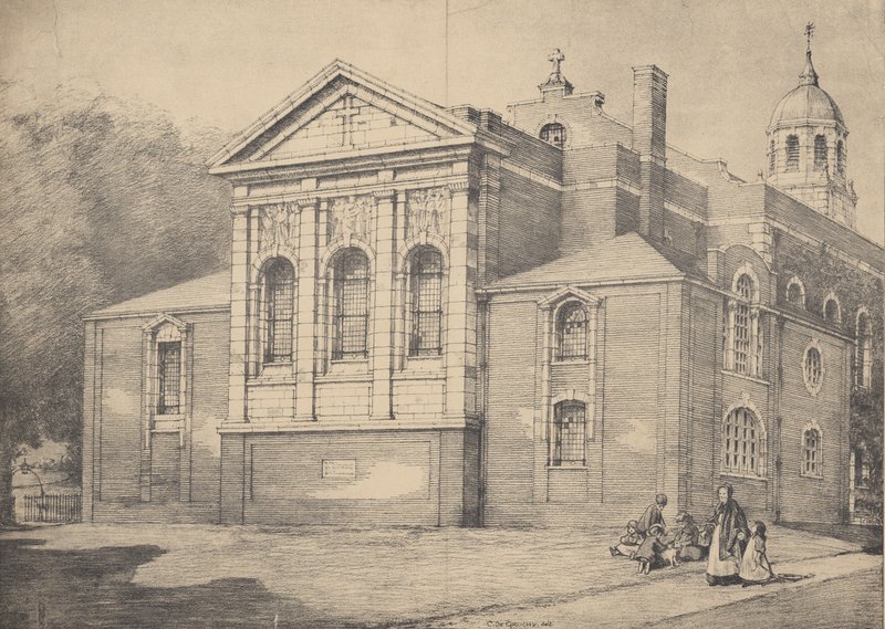 Új kancellár, Clapham Church, Surrey alkotó: English School