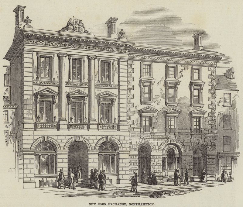 New Corn Exchange, Northampton (metszet) alkotó: English School