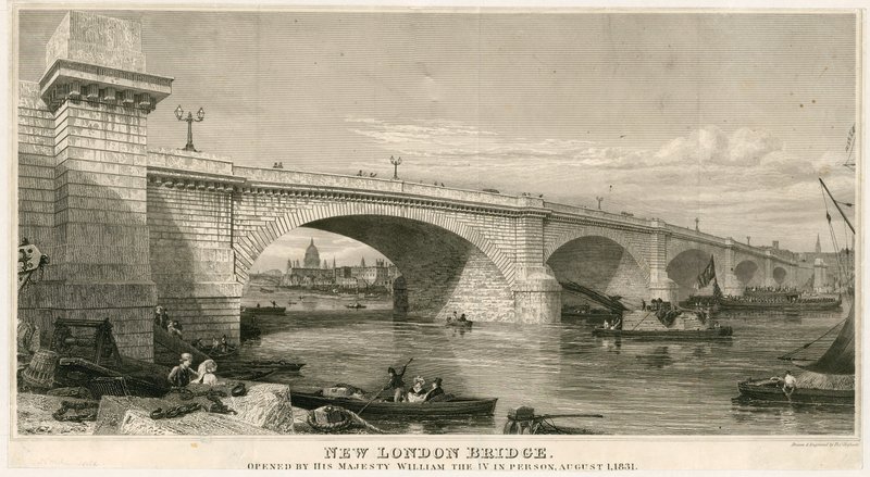 New London Bridge alkotó: English School
