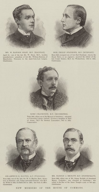 Az alsóház új tagjai (metszet) alkotó: English School