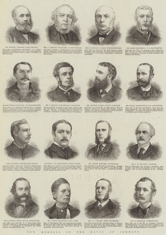 Az alsóház új tagjai (metszet) alkotó: English School