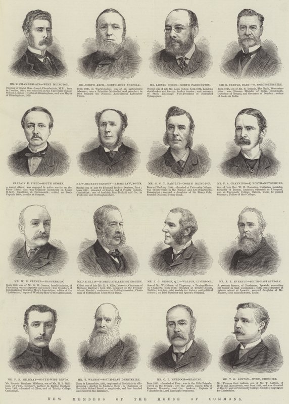 Az alsóház új tagjai (metszet) alkotó: English School