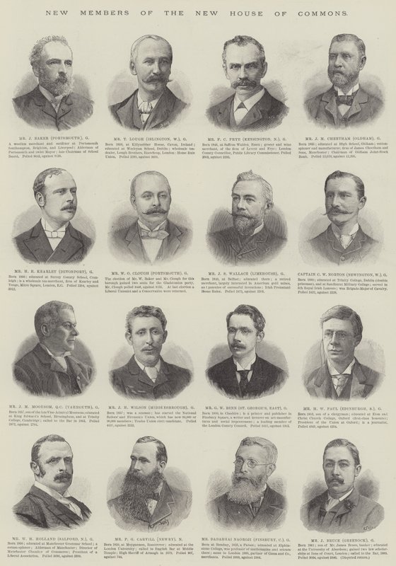 Az új alsóház új tagjai (metszet) alkotó: English School