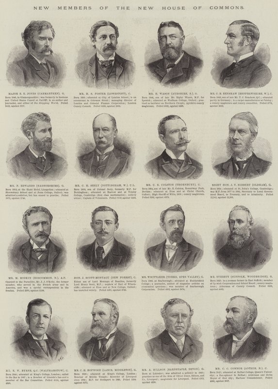Az új alsóház új tagjai (metszet) alkotó: English School