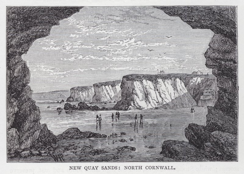 New Quay Sands, North Cornwall (metszet) alkotó: English School