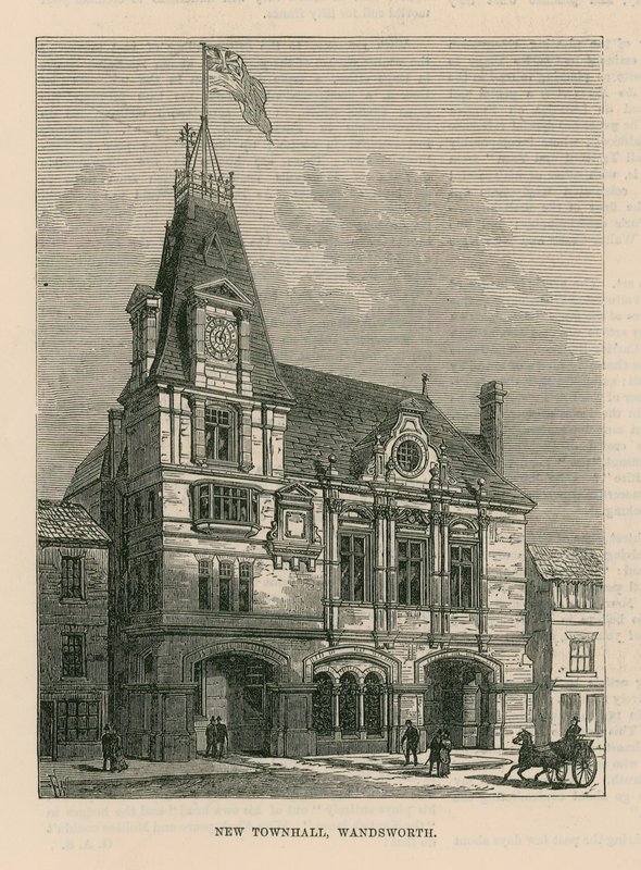 Új városháza Wandsworthben alkotó: English School