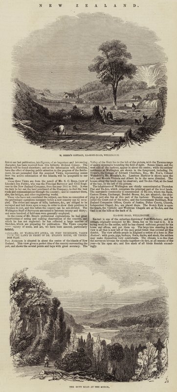 Új-Zéland (metszet) alkotó: English School