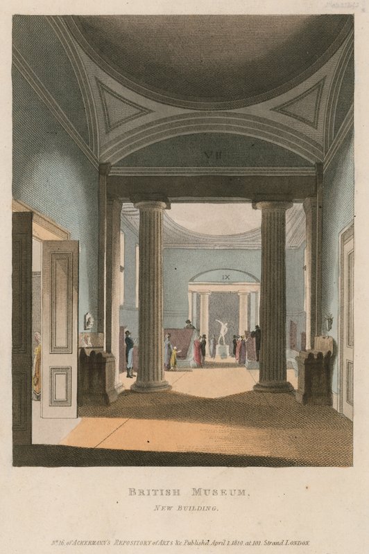 A British Museum új épülete alkotó: English School